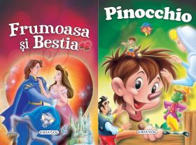 2 Povesti: Frumoasa si Bestia si Pinocchio | 