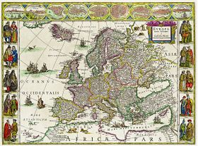 Harta Europa 1630 | 