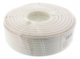 cablu coaxial rg6, fire otel cuprat, triplu ecranat, 64x0.12mm al+folie al, 100m/rola