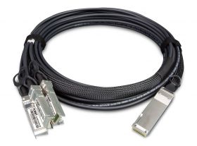 PLANET 40G QSFP+ to 4 10G SFP+ 5M cabluri din fibră optică QSFP+ 4x SFP+ Negru (CB-QSFP4X10G-5M)