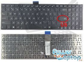 Tastatura Asus X502C layout US fara rama enter mic