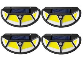 4 x Lampa solara SH -122 LED COB cu senzor de miscare si lumina 3 moduri ILUMINARE