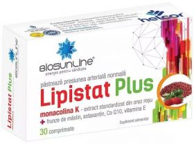 Lipistat Plus, 30 comprimate, BioSunLine