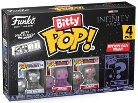 Set 4 Mini Figurine Bitty POP Marvel - War Machine