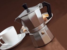 Cafetiera 9 portii Mocca, Domotti, 450 ml, aluminiu