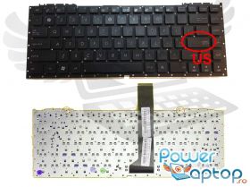 Tastatura Asus U43JC layout US fara rama enter mic