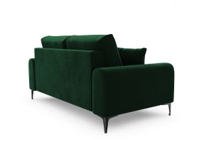 Canapea, Madara, Mazzini Sofas, 2 locuri, 172x102x90 cm, catifea, verde bottle