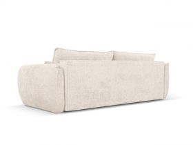 Canapea extensibila 3 locuri, Kaelle, Micadoni Home, BL, 244x97x91 cm, poliester chenille, bej deschis