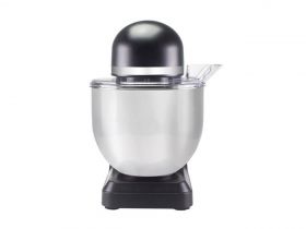 Mixer planetar Beper, 1500 W, 7 L, 41.7x27.8x37.6 cm, inox/plastic, negru