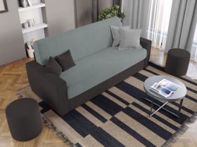 Canapea Extensibila Corsica Vernil / Gri Antracit