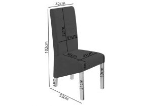 Set Masa Extensibila + 6 Scaune Venetia Centauri 28
