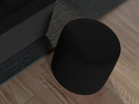 Taburet Smart Tapitat Negru