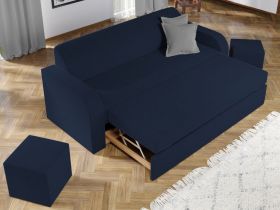 Set Canapea si Fotolii Mini Albastru