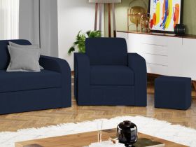 Set Canapea si Fotolii Mini Albastru