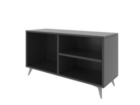 Comoda TV, Kalune Design, Zisino, 100x54x35 cm, Antracit