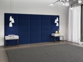 Panou decorativ tapitat - dreptunghi Roz
