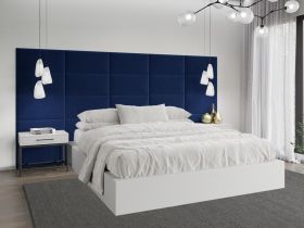 Panou decorativ tapitat - dreptunghi Roz