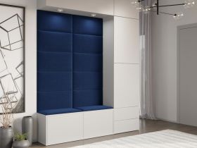 Panou decorativ tapitat - dreptunghi Roz