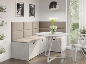Panou decorativ tapitat - dreptunghi Roz