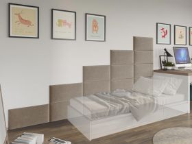 Panou decorativ tapitat - dreptunghi Roz