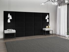 Panou decorativ tapitat - dreptunghi Roz