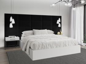 Panou decorativ tapitat - dreptunghi Roz