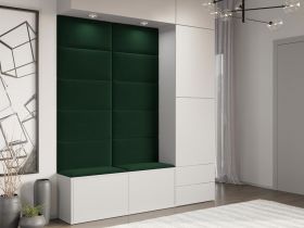 Panou decorativ tapitat - dreptunghi Roz