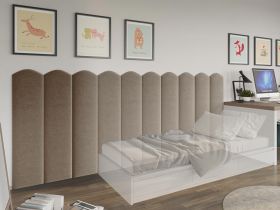 Panou decorativ tapitat - arcada Roz