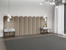 Panou decorativ tapitat - arcada Roz
