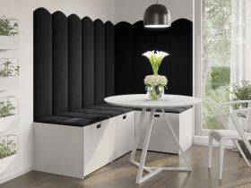 Panou decorativ tapitat - arcada Roz