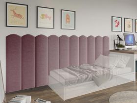 Panou decorativ tapitat - arcada Roz