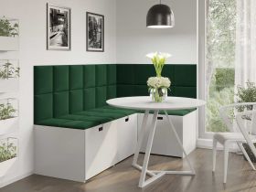 Panou decorativ tapitat - patrat Verde
