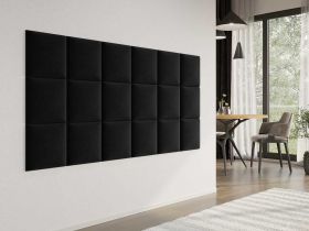 Panou decorativ tapitat - patrat Albastru