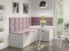 Panou decorativ tapitat - patrat Albastru