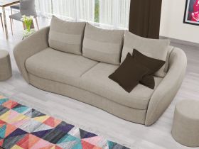 Canapea Velur Crem