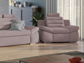 Set Canapea si Fotolii Quinn Roze