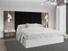 Panou decorativ tapitat - patrat Albastru