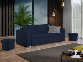 Set Canapea si Fotolii Ivy Albastru