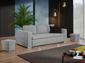 Set Canapea si Fotolii Ivy Gri Deschis