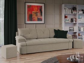 Set Canapea si Fotolii Roma Crem