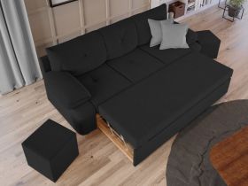 Set Canapea si Fotolii Roma Antracit