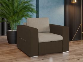 Set Canapea si Fotolii Ivy Crem / Maro
