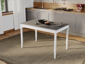 Set Masa Grand Gri + 4 Scaune Grand Crem
