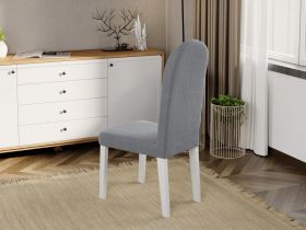 Set Masa Grand Gri + 6 Scaune Grand Gri Deschis