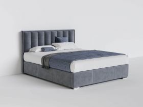 Set Mobila Dormitor Beverley tapitat cu oglinda