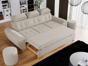 Set Canapea si Fotolii Barini Crem