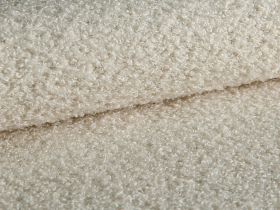 Coltar Extensibil Bonito plusat aspect lana alba