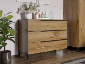 Set Mobila Dormitor Beverley tapitat cu oglinda