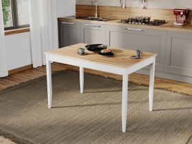 Pachet Mobila Coltar Morelia Verde + Masa Grand Stejar Auriu + 4 Scaune Grand Maro