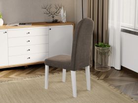 Pachet Mobila Coltar Morelia Verde + Masa Grand Stejar Auriu + 4 Scaune Grand Maro